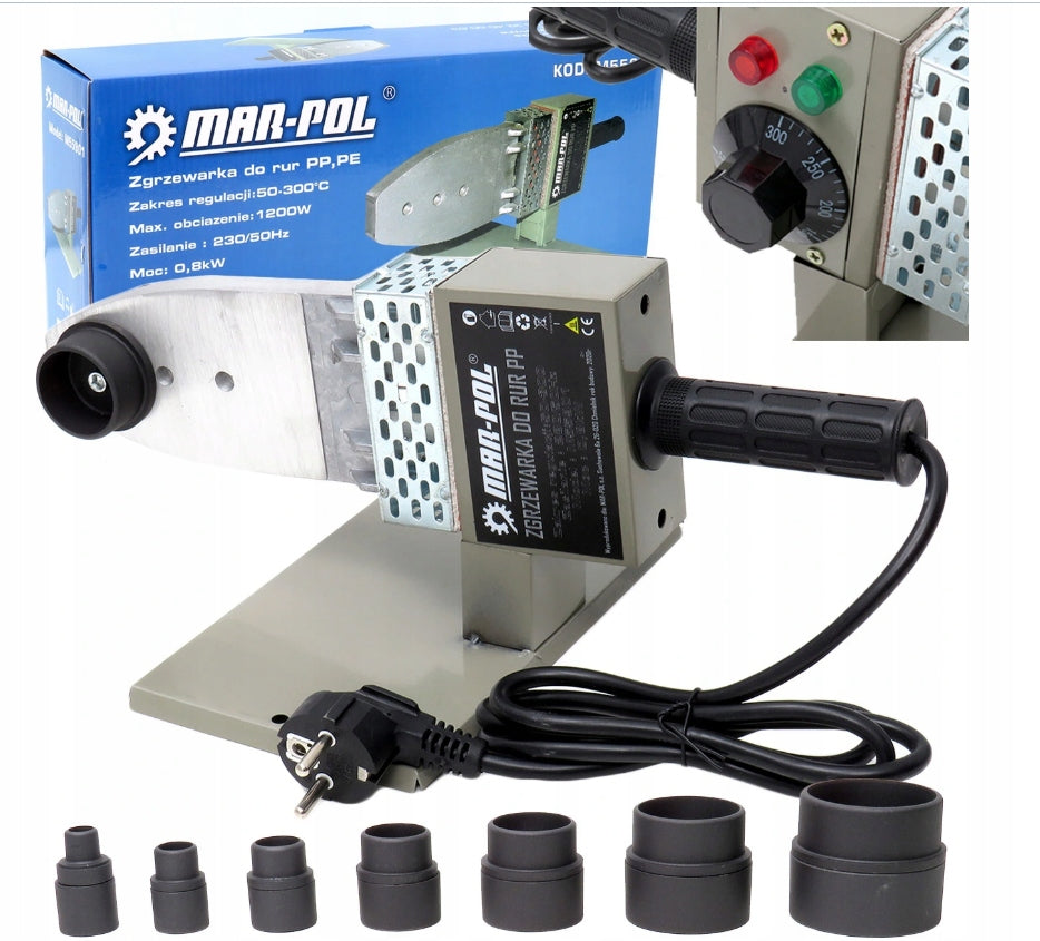 PP PVC PIPE WELDING MACHINE 1200W 16-63mm