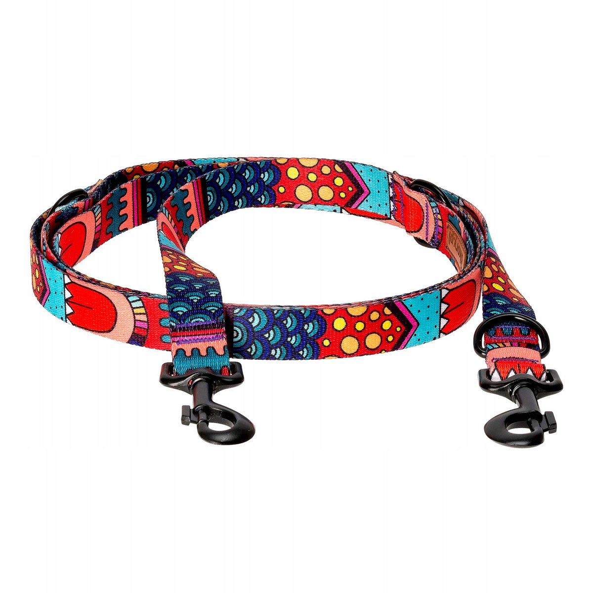 PRACTICAL LANYARD with variable length 300 cm TERRIER Ukory RED patterns Manufacturer code 8879