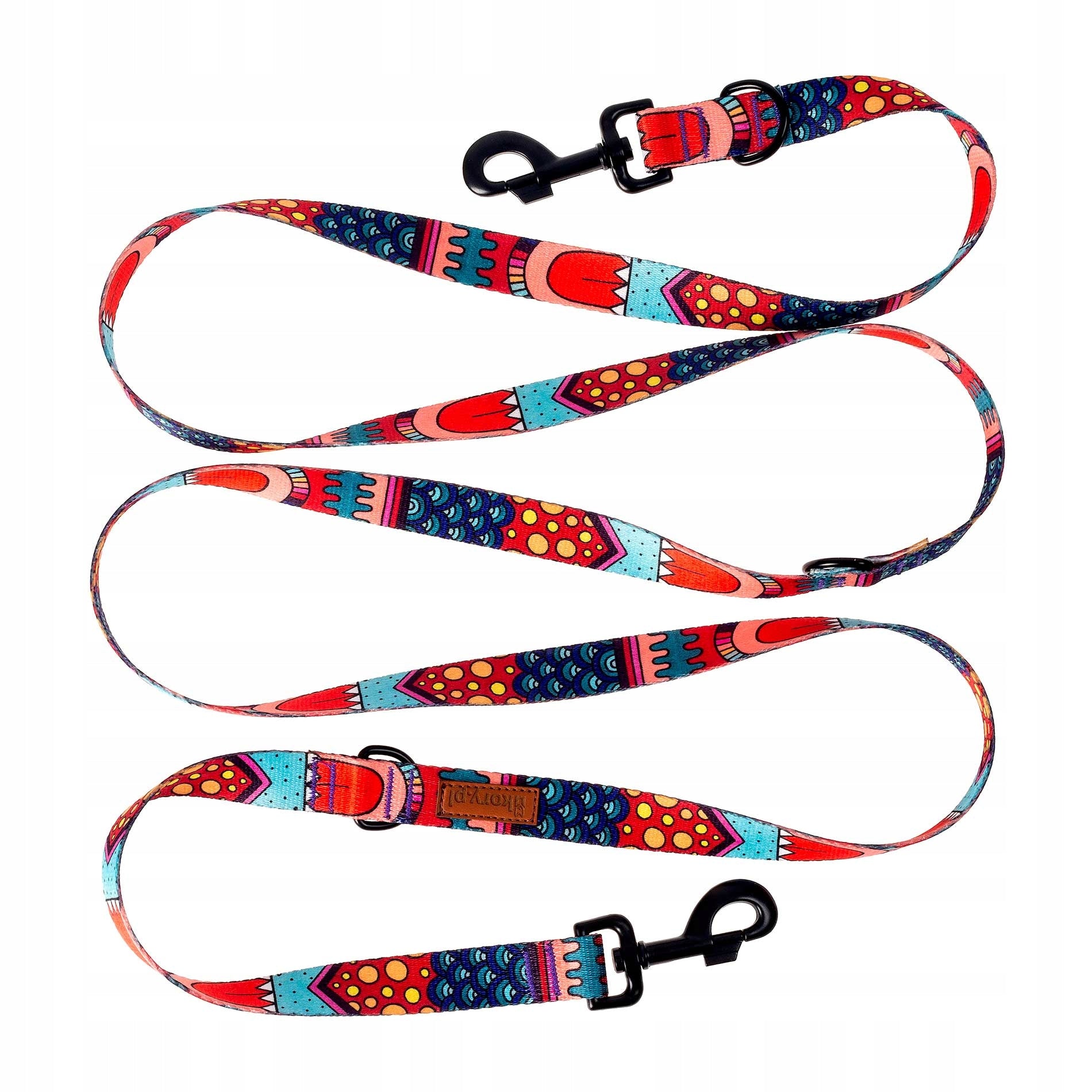 PRACTICAL LANYARD with variable length 300 cm TERRIER Ukory RED patterns Packaging status original