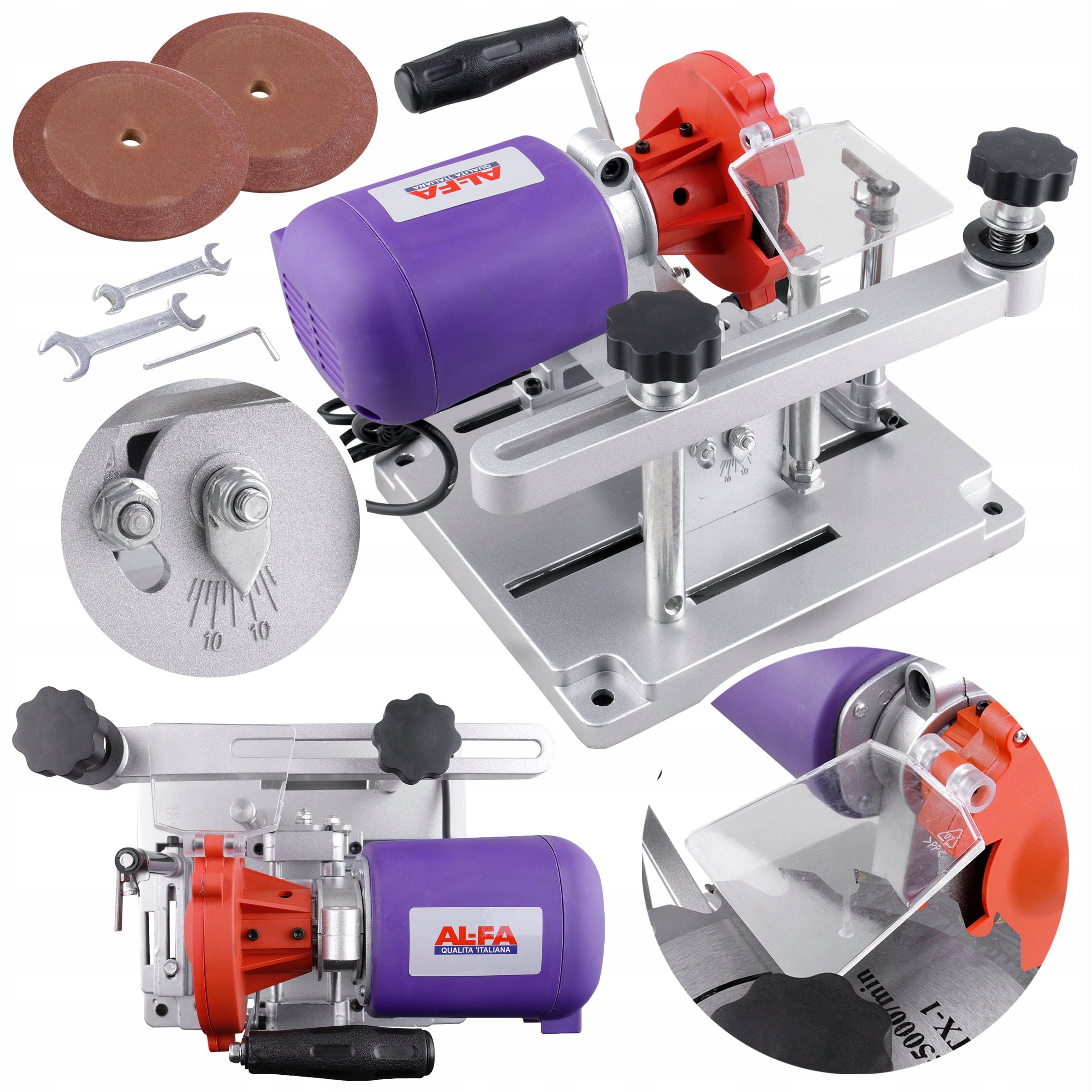 PRECISION CIRCULAR SAW SHARPENER 2 X STRONG DISCS