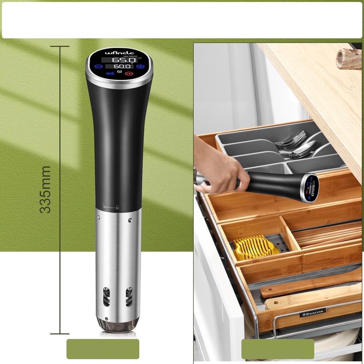 PRECISION CIRCULATOR FOR COOKING SOUS VIDE 1100 IN WANCLE MODEL M820 Model 820