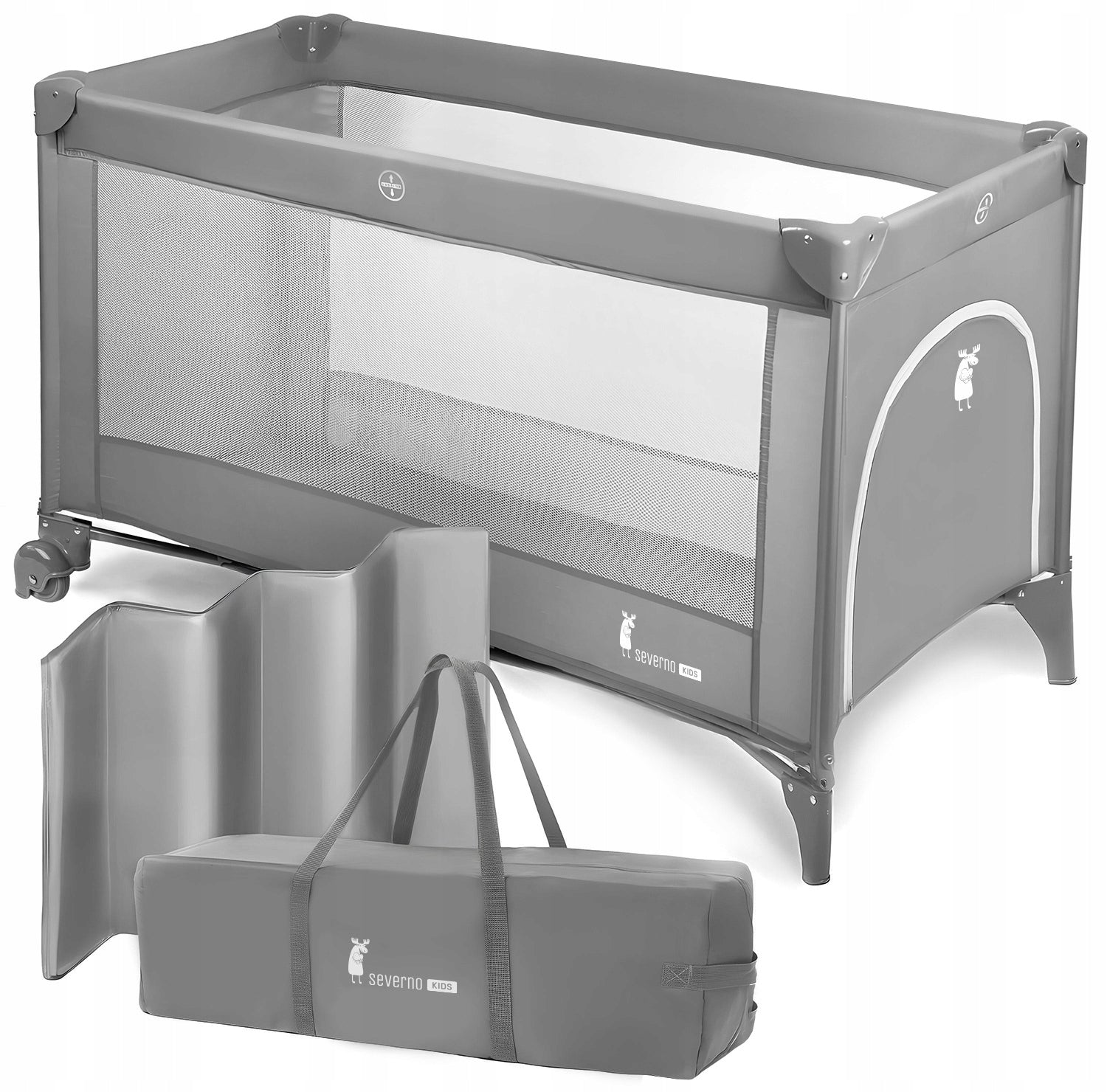 PREMIUM FOLDING PLAYPEN TRAVEL COT FOR BABY + MATTRESS AND BAG