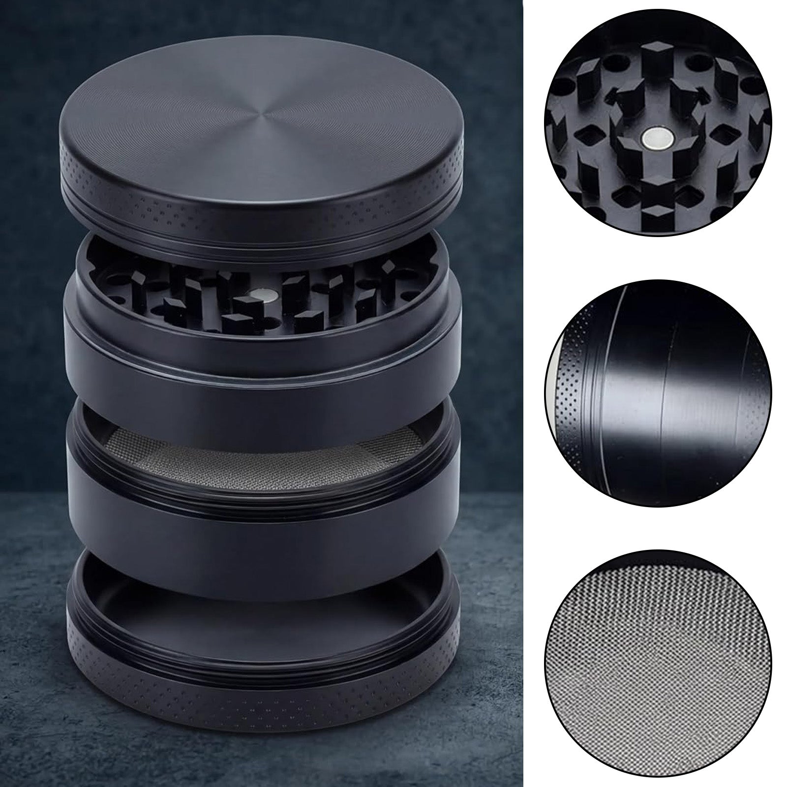 PREMIUM METAL KRASZER GRINDER CRUSHER FOR DRIED HERBS AND MATERIALS Manufacturer code 28123881