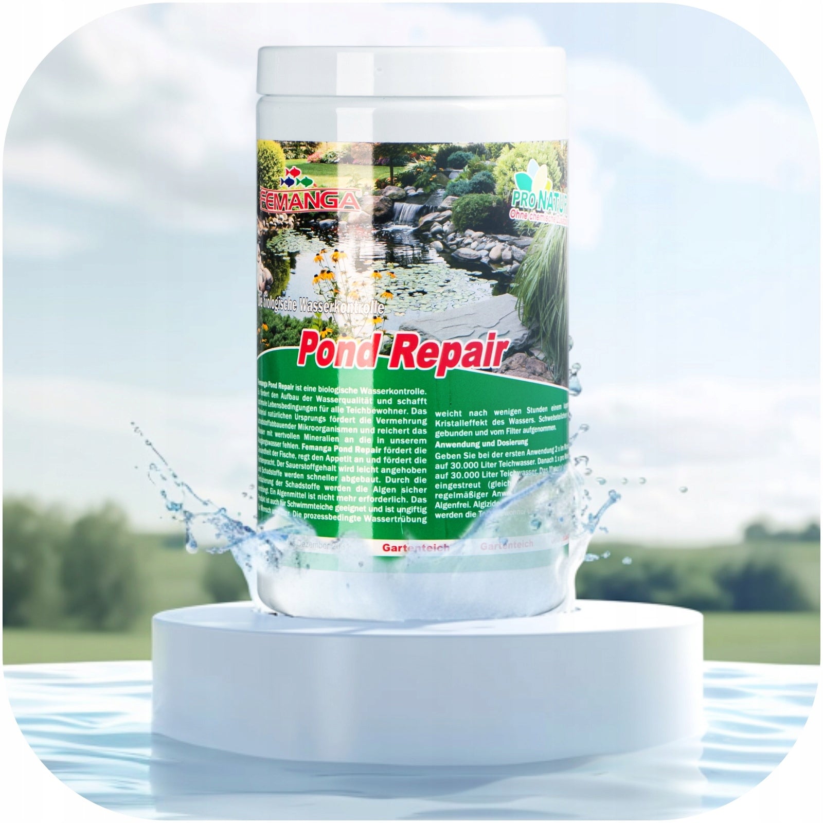 PREPARATION FOR POND WATER CLEAN WATER ALGAE SEDIMENT REMOVAL 1KG Brand Femanga