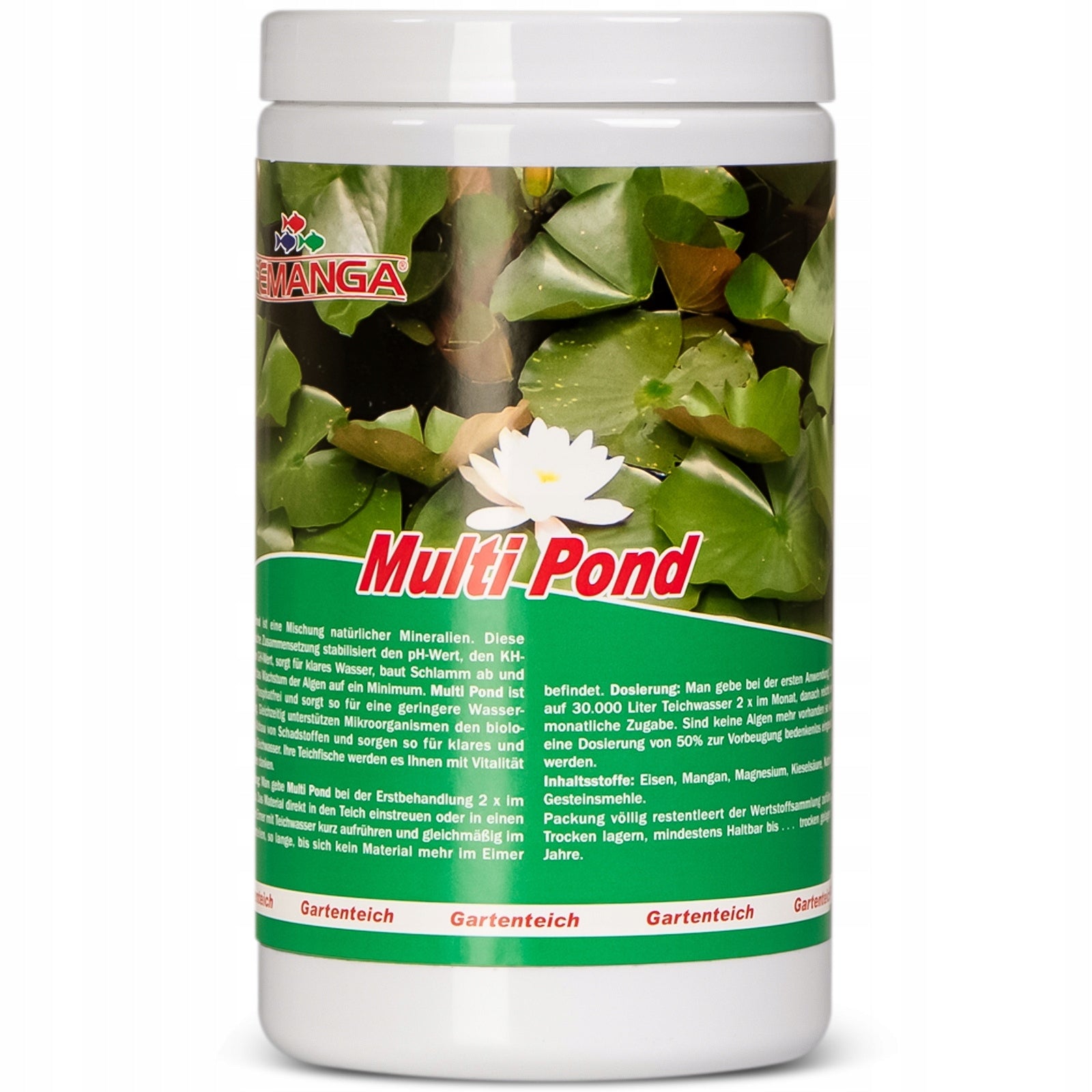 PREPARATION FOR POND WATER POND ALGAE SILT STABILIZES PH KH GH CLEAN WATER