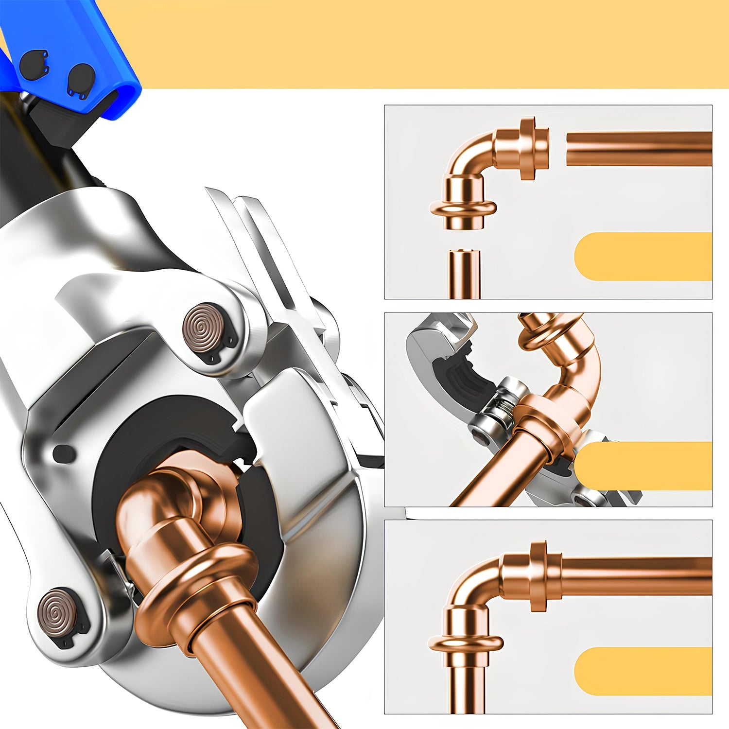 PRESS HYDRAULIC MANUAL CRIMPING MACHINE FOR PEX PIPES 12T DIES PERT U 16 - 32 Manufacturer code MATRYCA ZACISKAJĄCA SZYBKOZŁĄCZKI DUŻA XXL 2