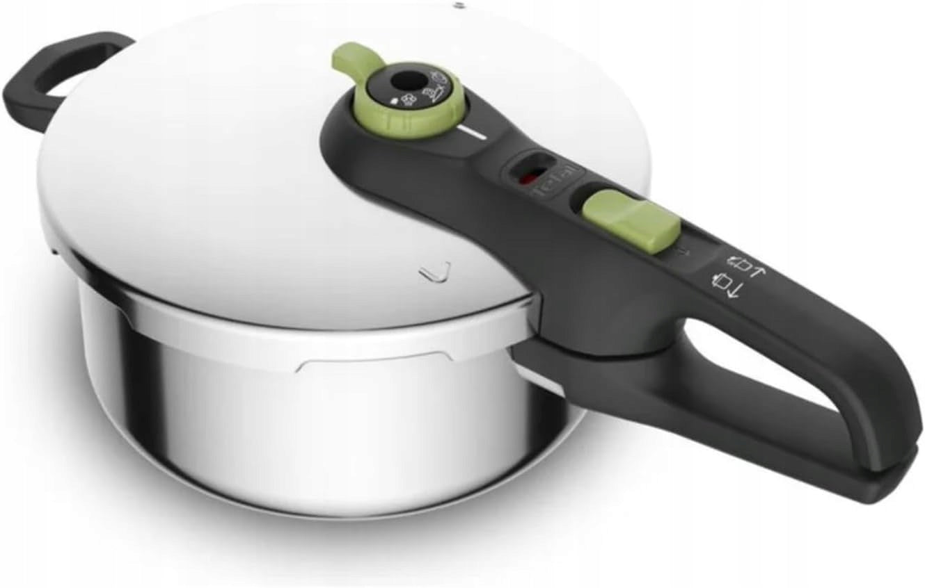 PRESSURE COOKER 4 L STAINLESS STEEL FOR INDUCTION 2 PROGRAMS VEGETABLES MEAT