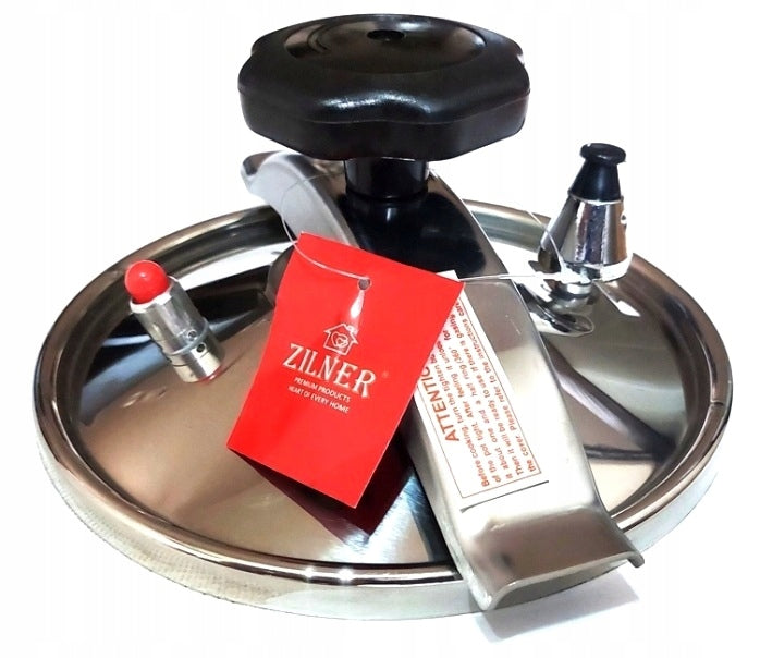 PRESSURE COOKER 5 LITERS STEEL + FREEBIE LID MAPLE BERG Brand no brand