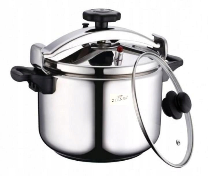 PRESSURE COOKER 5 LITERS STEEL + FREEBIE LID MAPLE BERG
