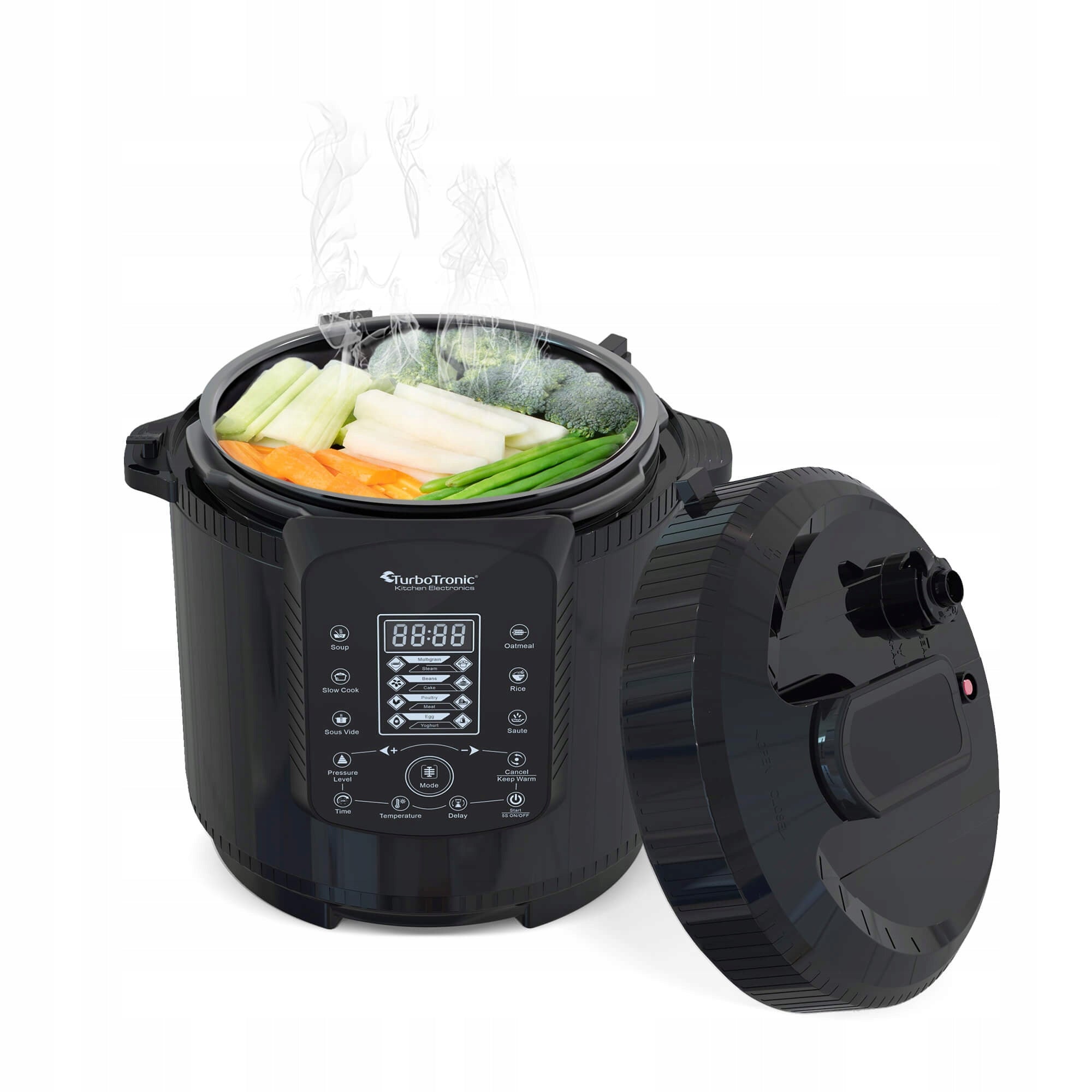 PRESSURE COOKER ELECTRIC POT MULTICOOKER COMBO STEAMER 6L 1000W 70 KPA Packaging status original