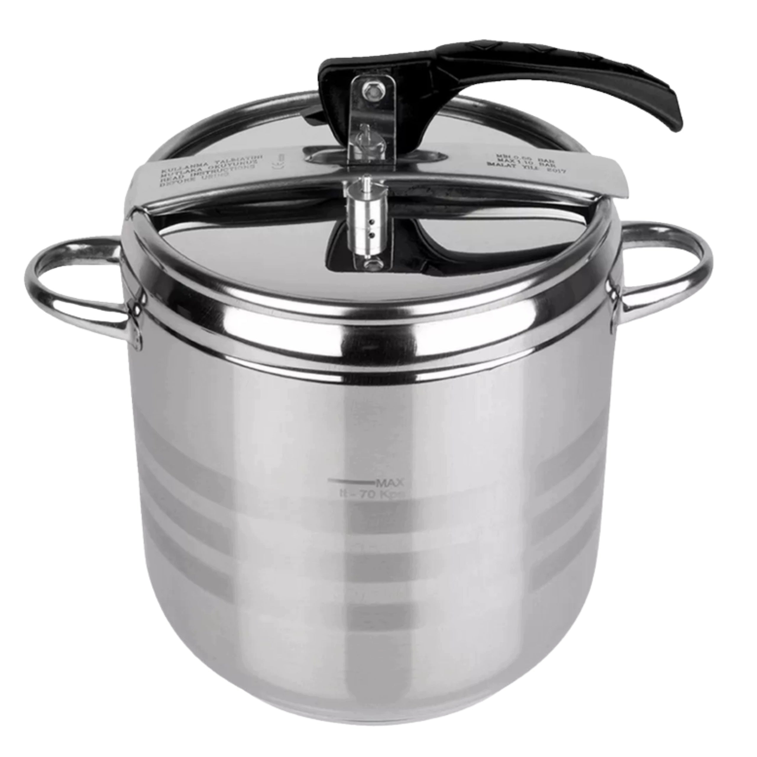 PRESSURE COOKER PRESSURE POT 7L INDUCTION GAS STEEL POT 2IN1 Packaging status original