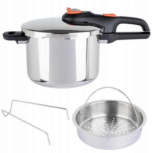 PRESSURE COOKER STEAMING POT 6L STAINLESS STEEL