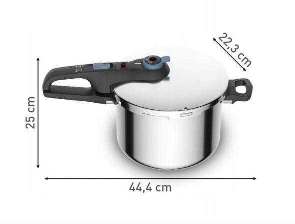 PRESSURE COOKER TEFAL SECURE TRENDY PRESSURE 6L INDUCTION P2580701 Manufacturer code P2580701