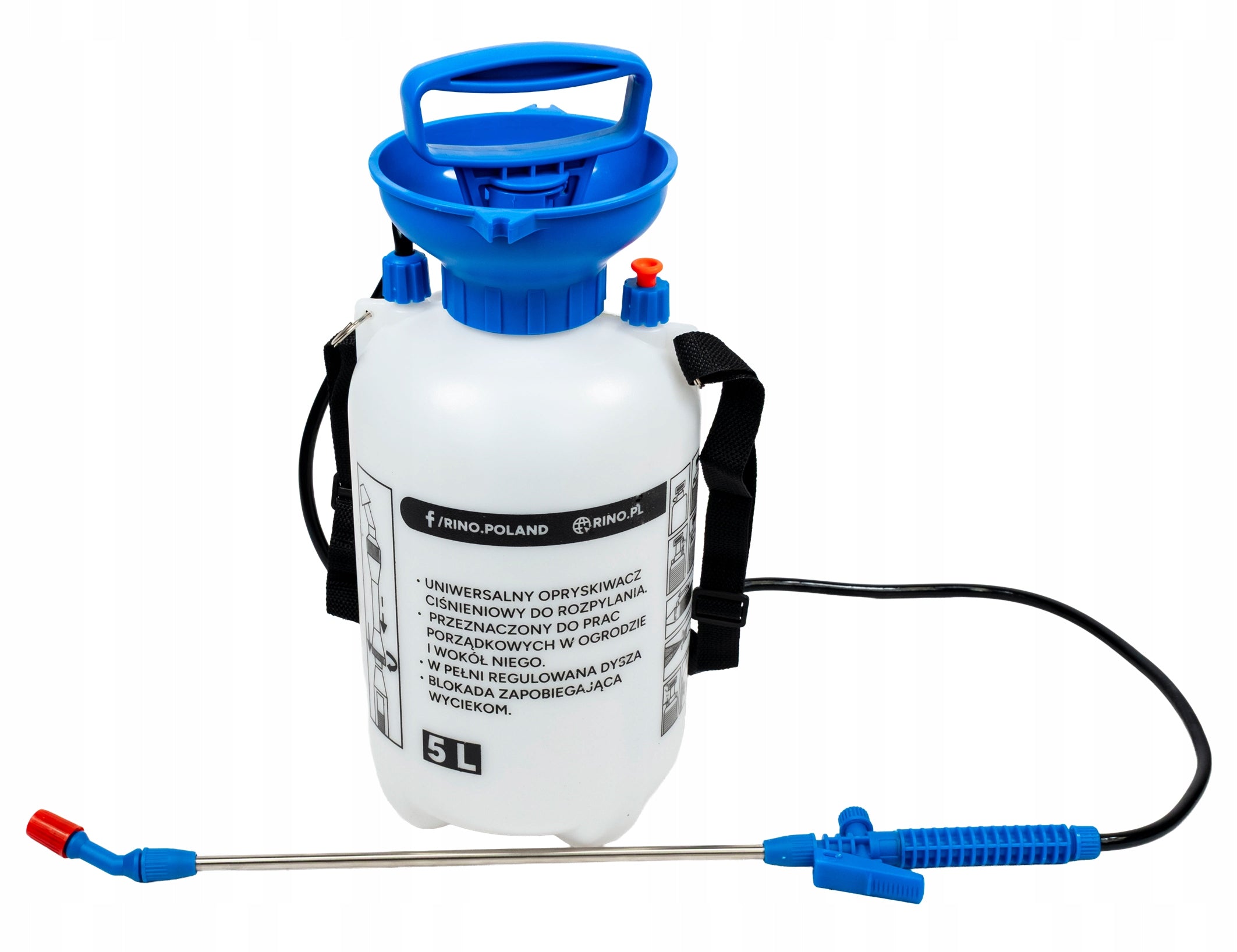 PRESSURE HAND SPRAYER 5L LONG LANCE GARDEN SPRAYER 155 CM EAN (GTIN) 5904541428574