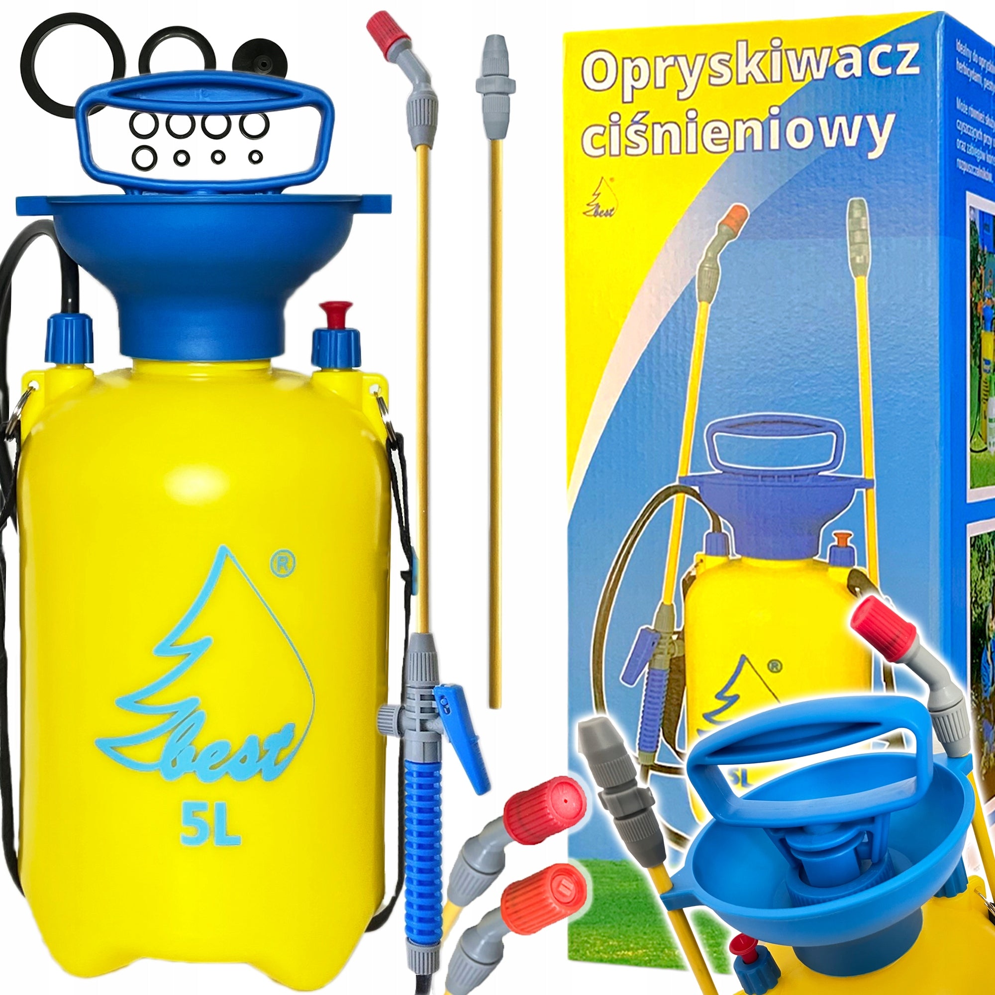 PRESSURE HAND SPRAYER 5L MODULAR LANCE 98CM SPRINKLER SPRAYER