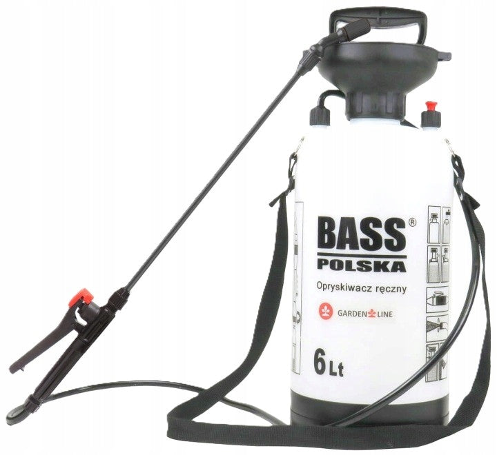 PRESSURE SPRAYER 6L HANDHELD GARDEN WITH LANCE BASS Poland Packaging status original