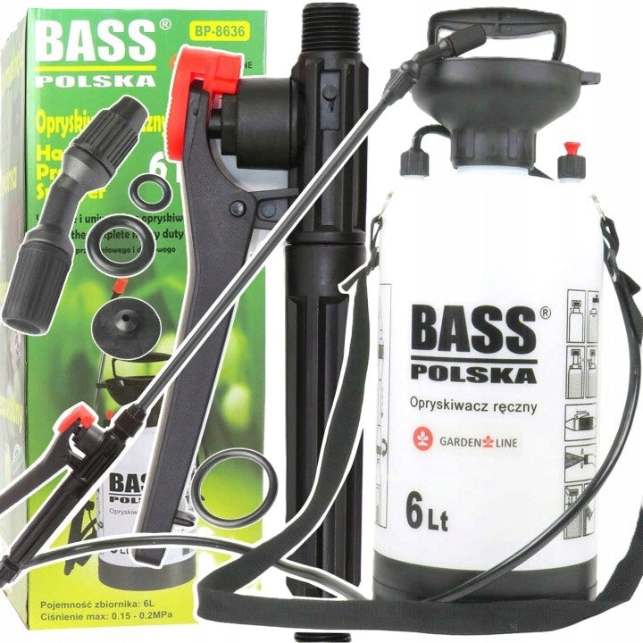 PRESSURE SPRAYER 6L HANDHELD GARDEN WITH LANCE BASS Poland