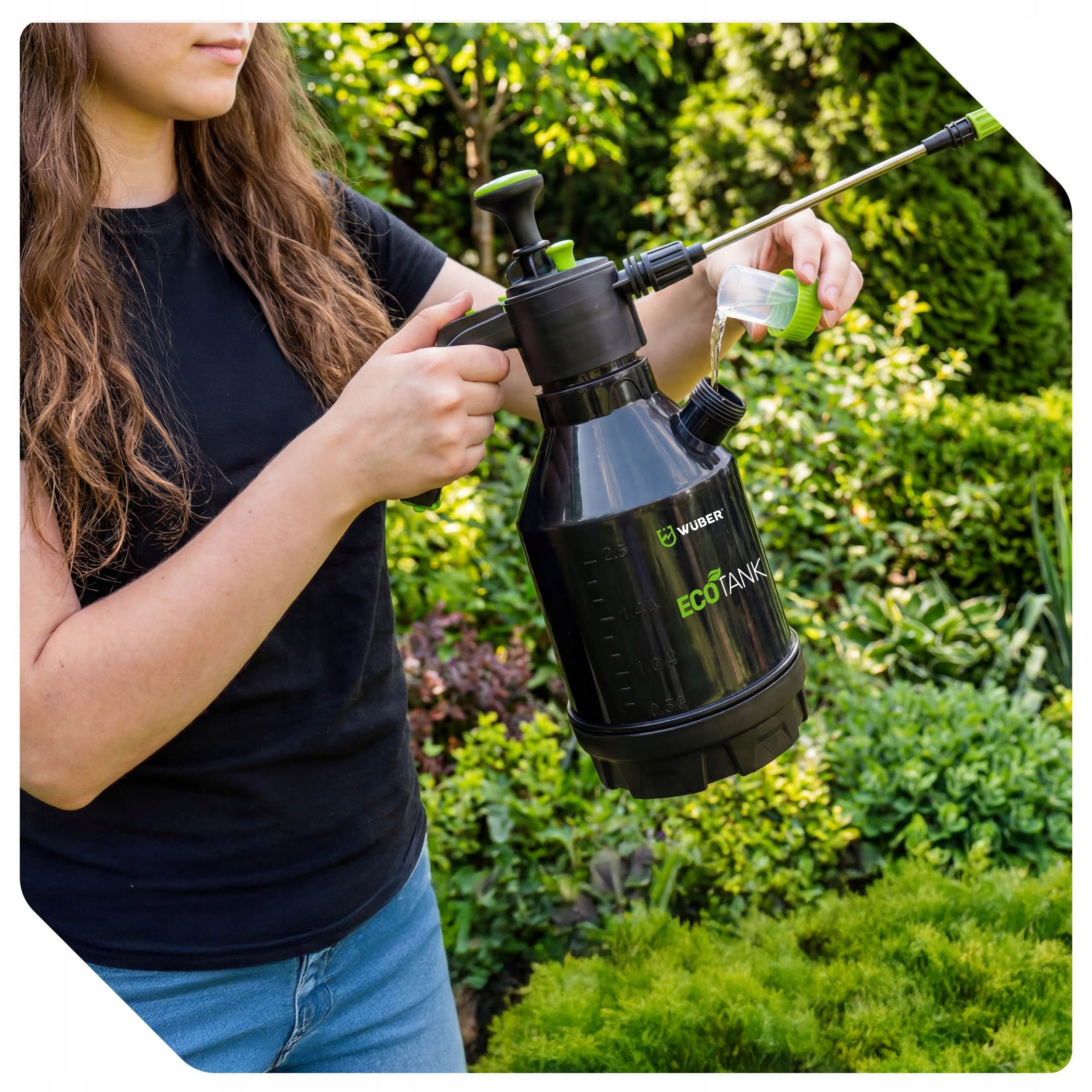 PRESSURE SPRAYER MANUAL FOAMER 2L EXTENSION SPRINKLER SPRAYER Manufacturer code WBR OPRYSKIWACZ CIŚNIENIOWY RĘCZNY ROZPYLACZ