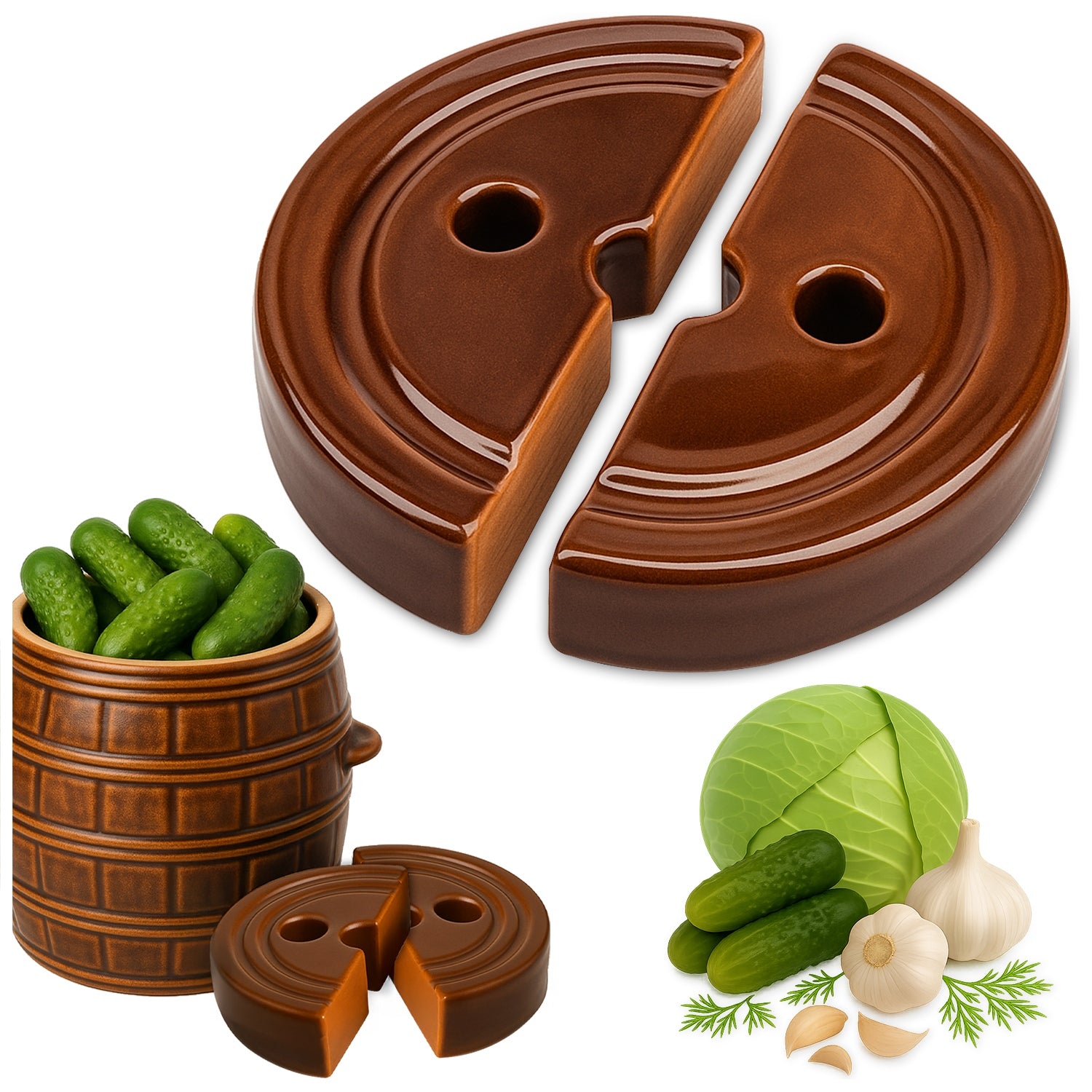 PRESSURE STONE STONES FOR PICKLING CABBAGE CUCUMBERS WEIGHT FOR BARREL