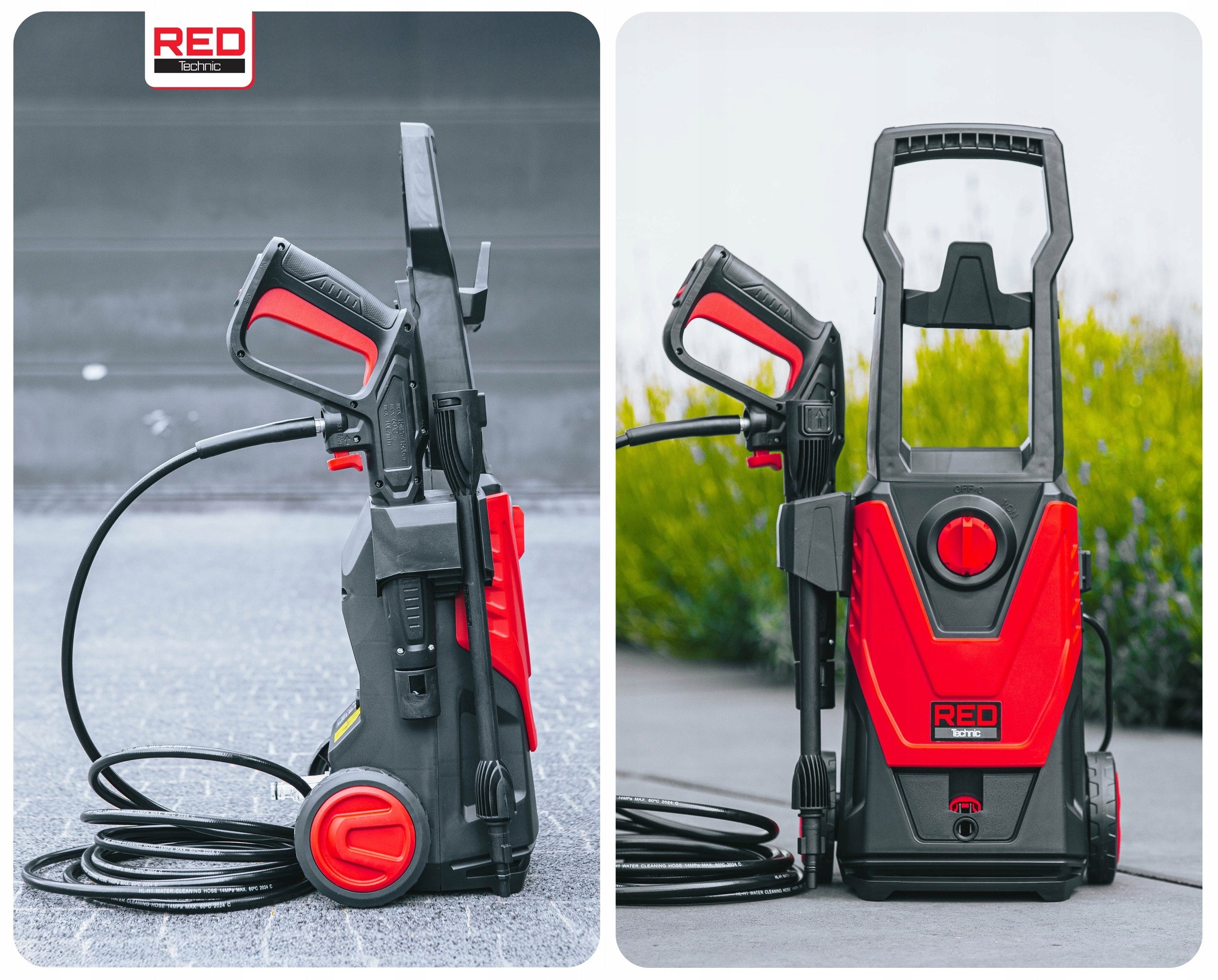 PRESSURE WASHER 230 BAR POWER 1600W TURBO LANCE ALUMINUM PUMP SET XXL Pump type made of aluminum