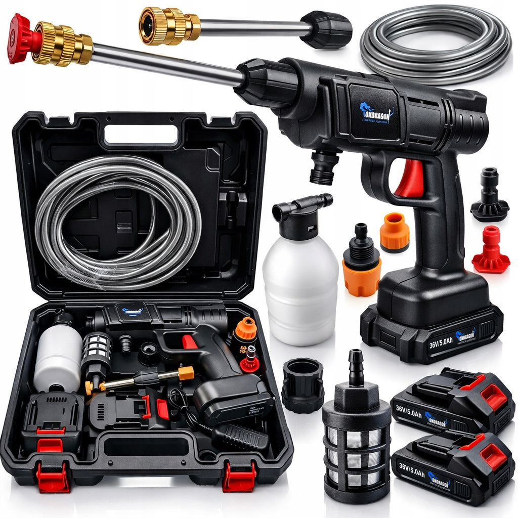 PRESSURE WASHER CORDLESS SUITCASE + 2 AKU 36V CORDLESS WASHER