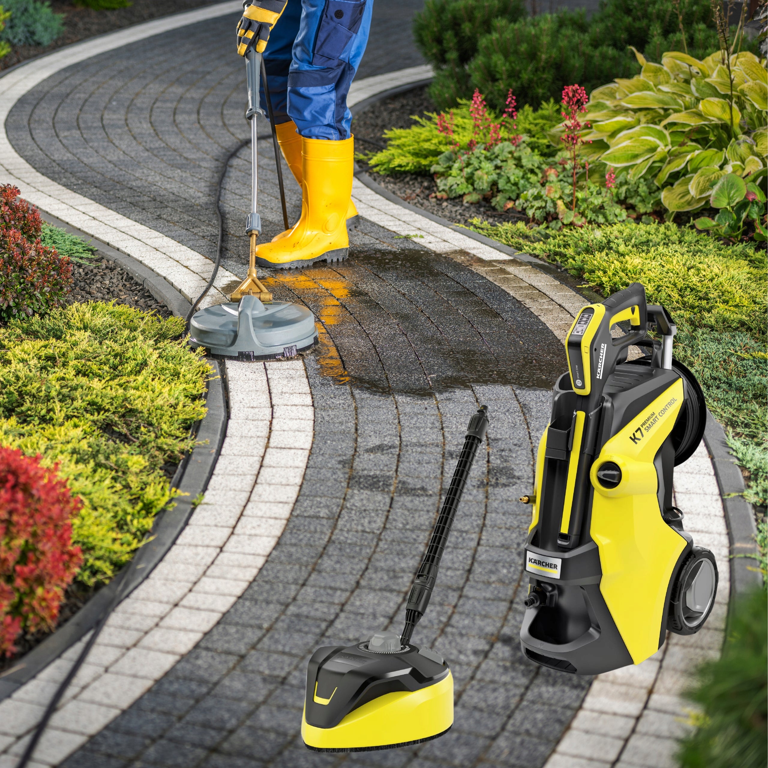 PRESSURE WASHER KARCHER K 7 PREMIUM SMART CONTROL HOME 180 BAR ACCESSORIES Maximum power 3000 W