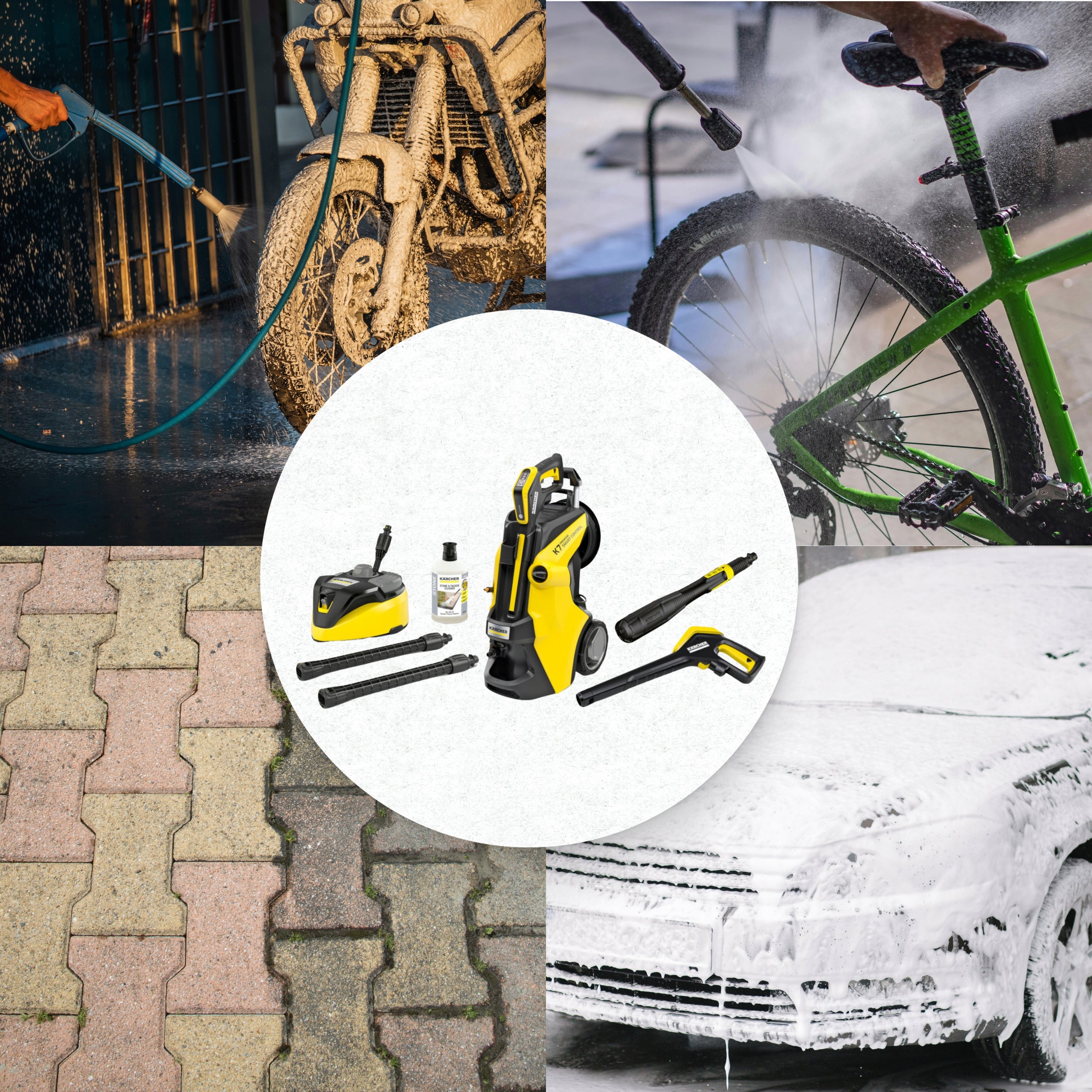 PRESSURE WASHER KARCHER K 7 PREMIUM SMART CONTROL HOME 180 BAR ACCESSORIES Operating pressure 180 bar