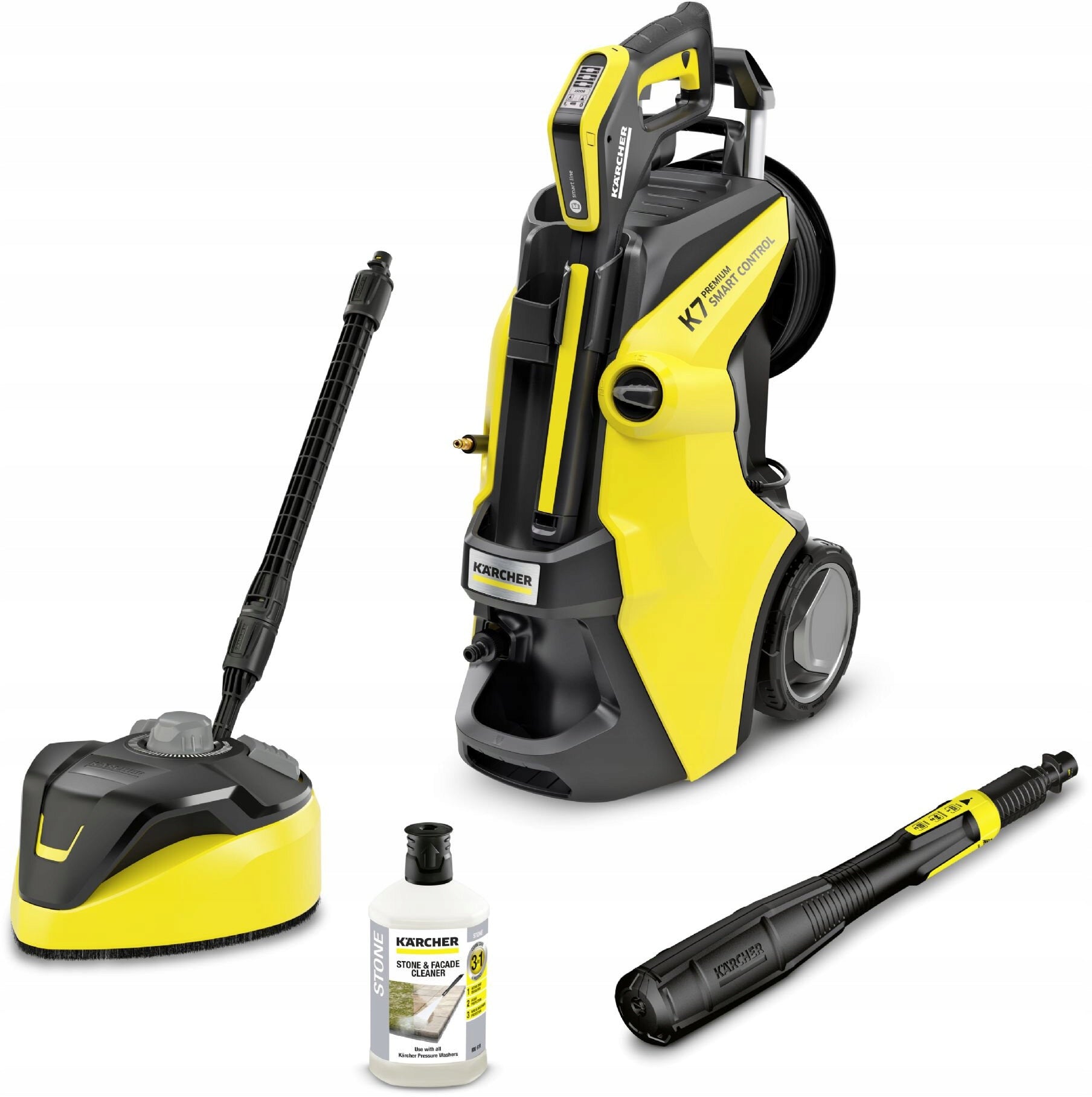 PRESSURE WASHER KARCHER K 7 PREMIUM SMART CONTROL HOME 180 BAR ACCESSORIES Pump type made of aluminum