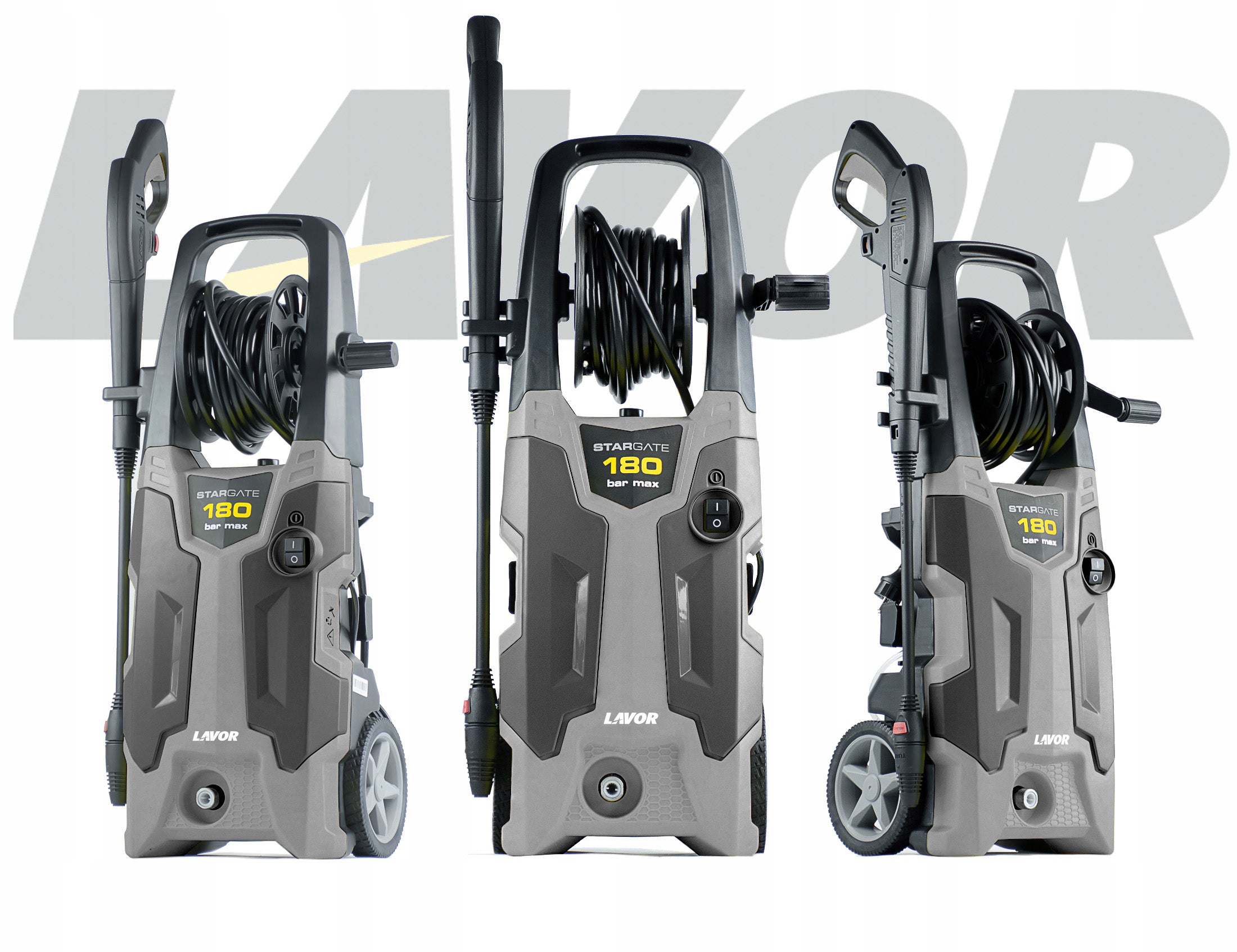 PRESSURE WASHER LAVOR STARGATE 2500W 180 BAR ALUMINIUM FOAMER PUMP Operating pressure 180 bar