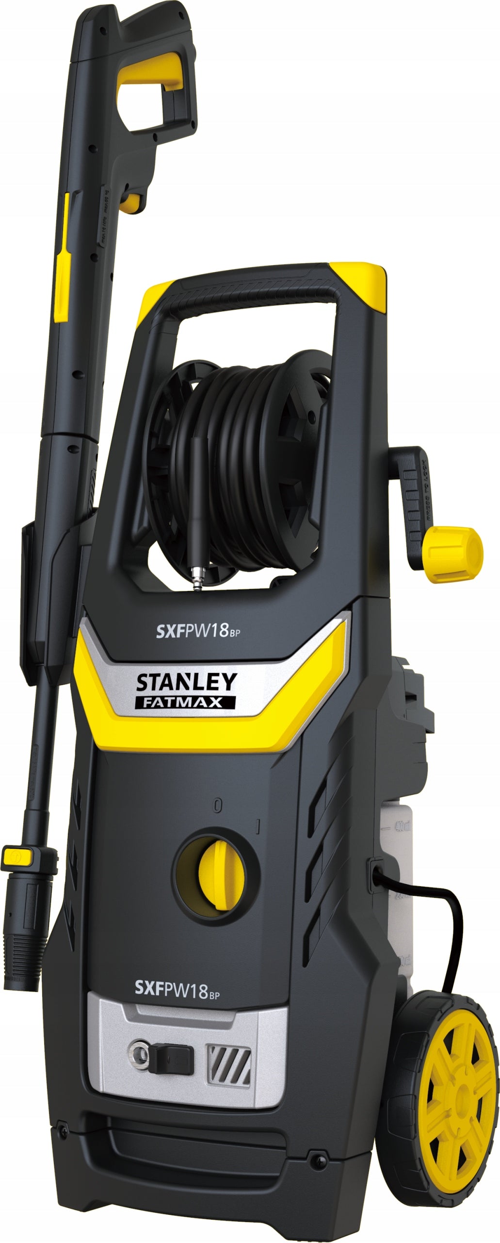 PRESSURE WASHER STANLEY 1800W 140BAR ON NOZZLE ALU PUMP + patio brush Manufacturer code 14140