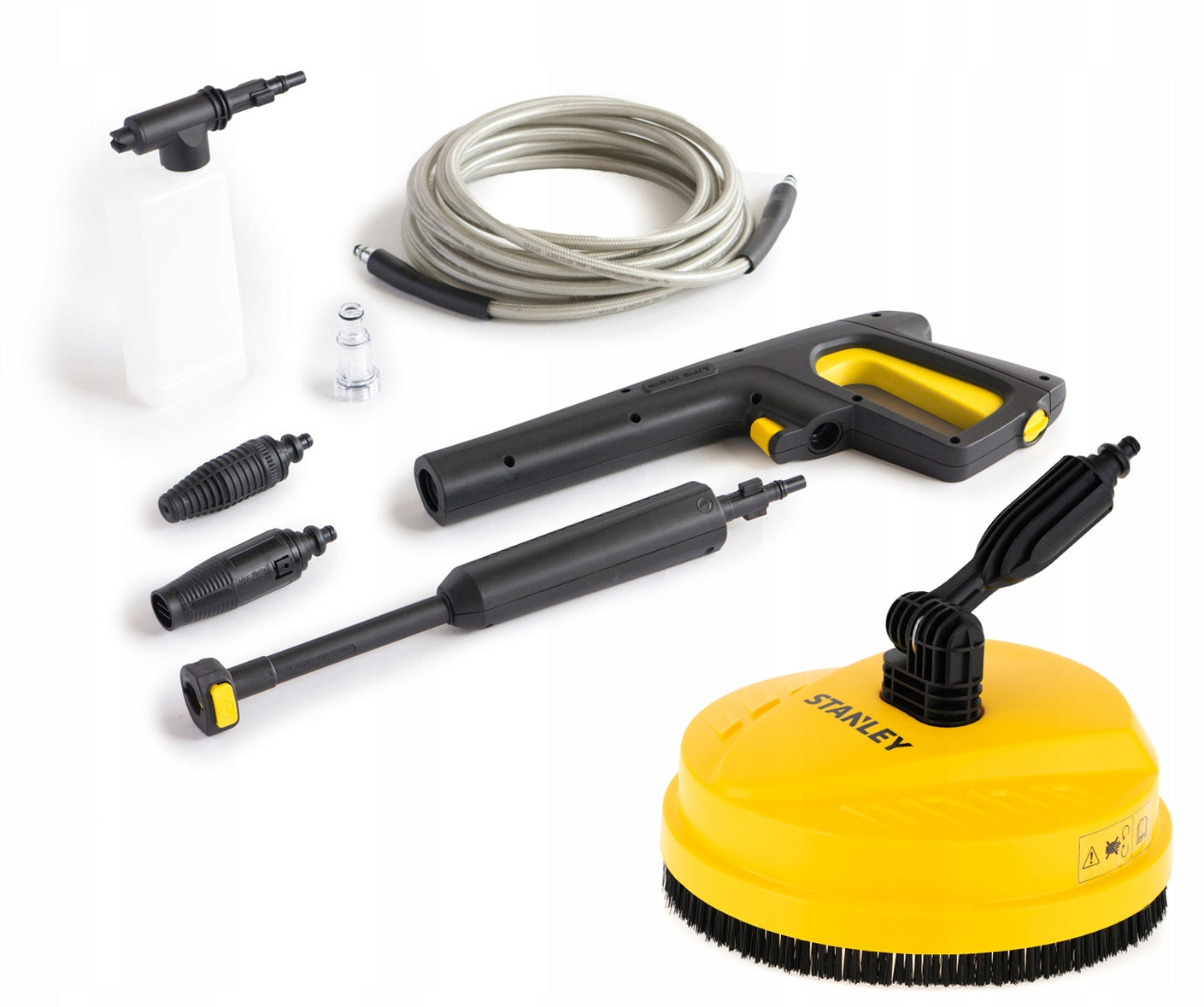 PRESSURE WASHER STANLEY 2500W 285ewBAR ON NOZZLE ALU PUMP ATIO Maximum pressure 285 bar
