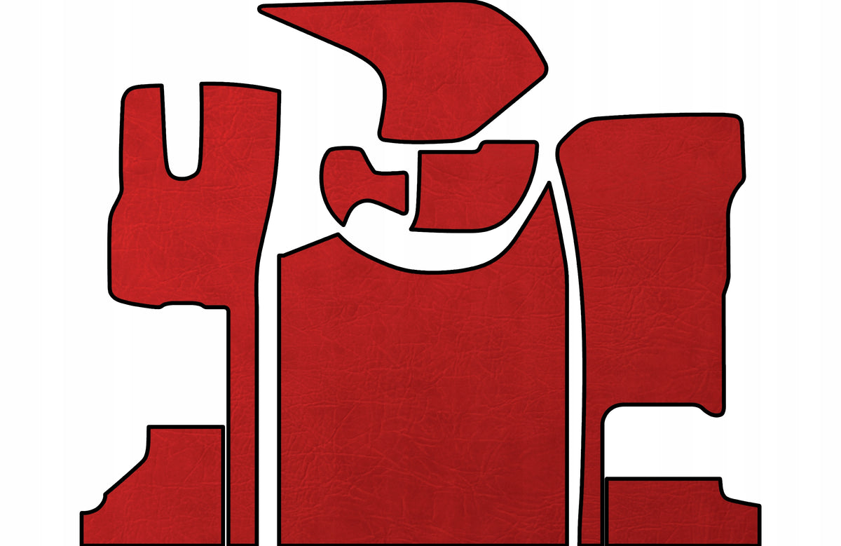 PRESTIGE-LINE DAF XG floor mats from 2022 crinkled faux leather
