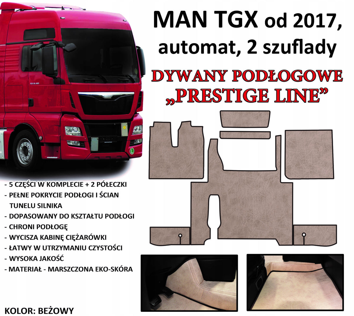 PRESTIGE LINE Man TGX rugs from 2017 2 drawers Manufacturer no brand