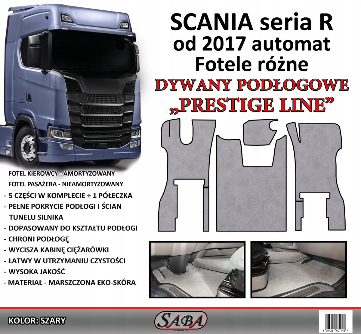 PRESTIGE LINE Scania R Rugs since 2017 Manufacturer Saba