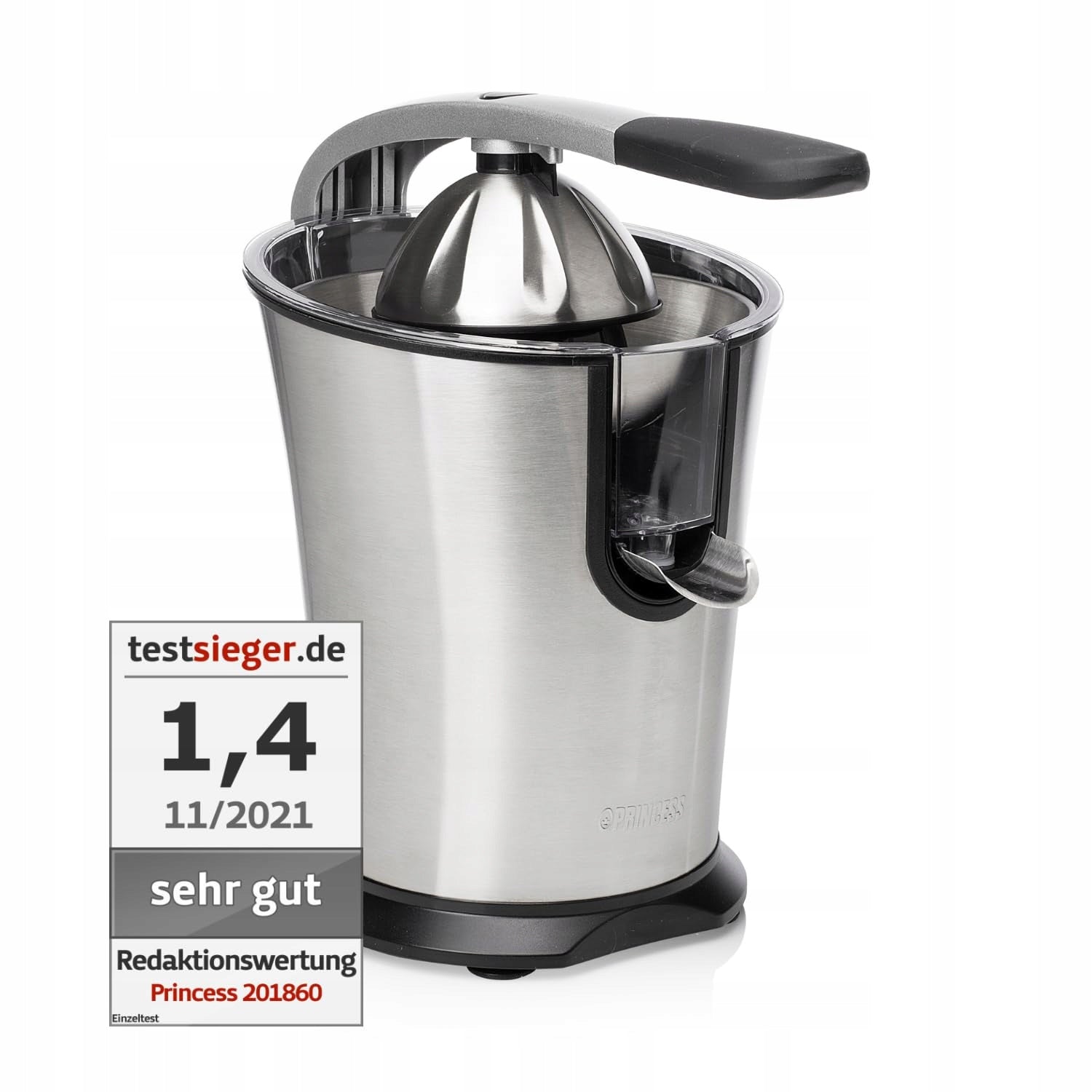 PRINCESS Master Pro Stainless Steel Juicer Silver 201860