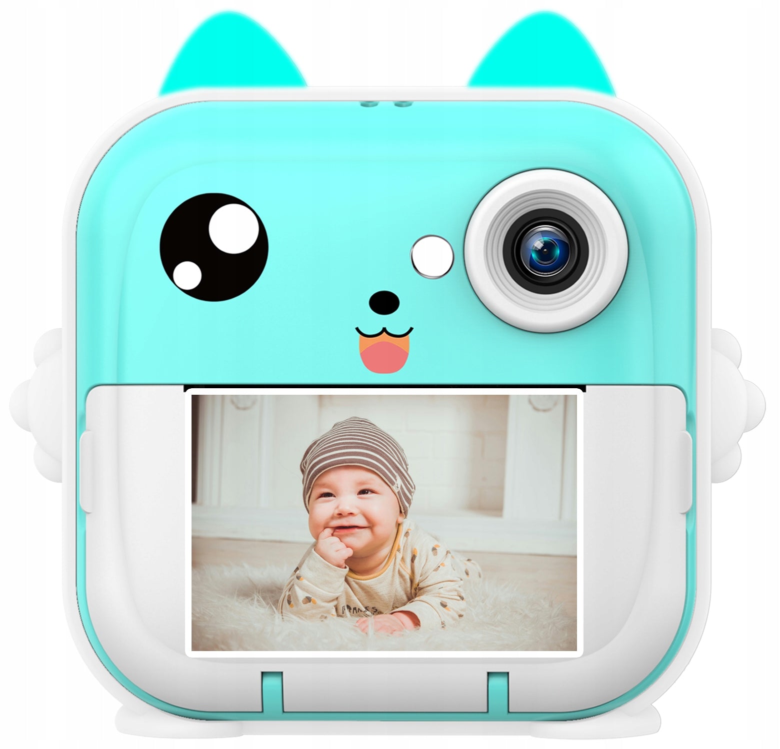 PRINT INSTANT CAMERA MINI THERMAL PRINTER 21 ROLLS OF PAPER Manufacturer code APARAT NATYCHMIASTOWY DRUKUŚ 5.0