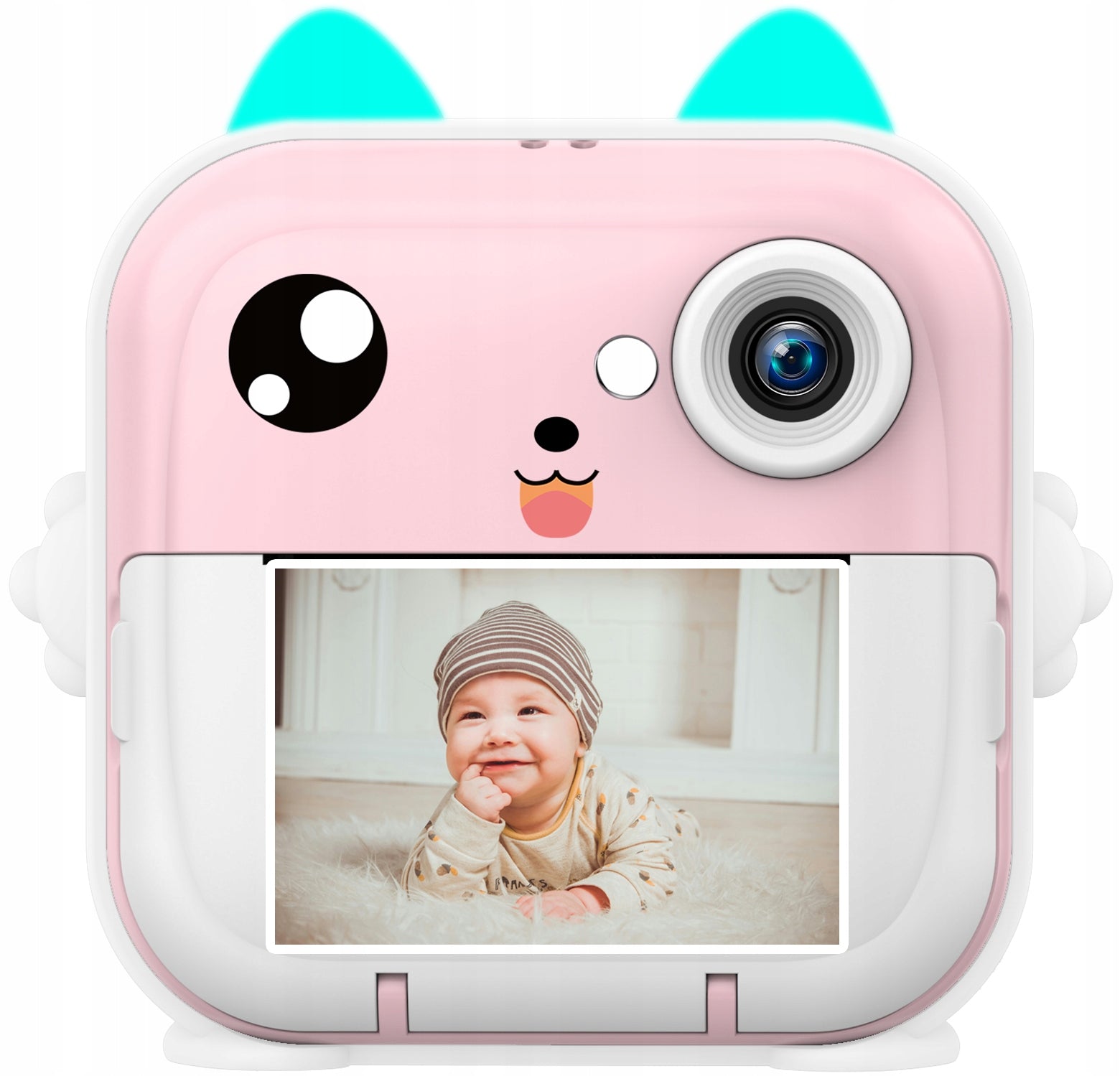 PRINT INSTANT CAMERA MINI THERMAL PRINTER 21 ROLLS OF PAPER Manufacturer code DRUKUŚ 5.0 NATYCHMIASTOWY APARAT