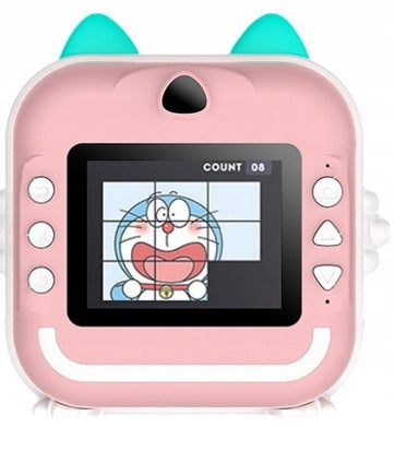 PRINT LCD DIGITAL CAMERA NATCHMIASTOWY WITH PRINTER FOR CHILDREN ROLLER GAMES Manufacturer code 05802