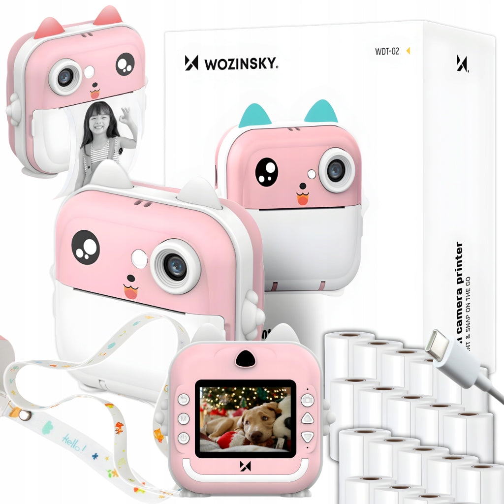 PRINT MINI CAMERA FOR CHILDREN THERMAL PRINTER CHILD'S DAY
