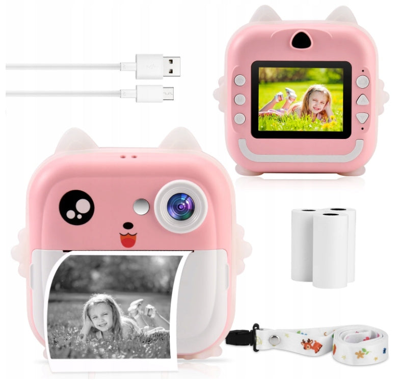 PRINT PRO CAMERA MINI THERMAL PRINTER instant camera DISPLAY Manufacturer code DRUKUŚ 3.0 ZESTAW TERMICZNA DRUKARKA SZYBKA