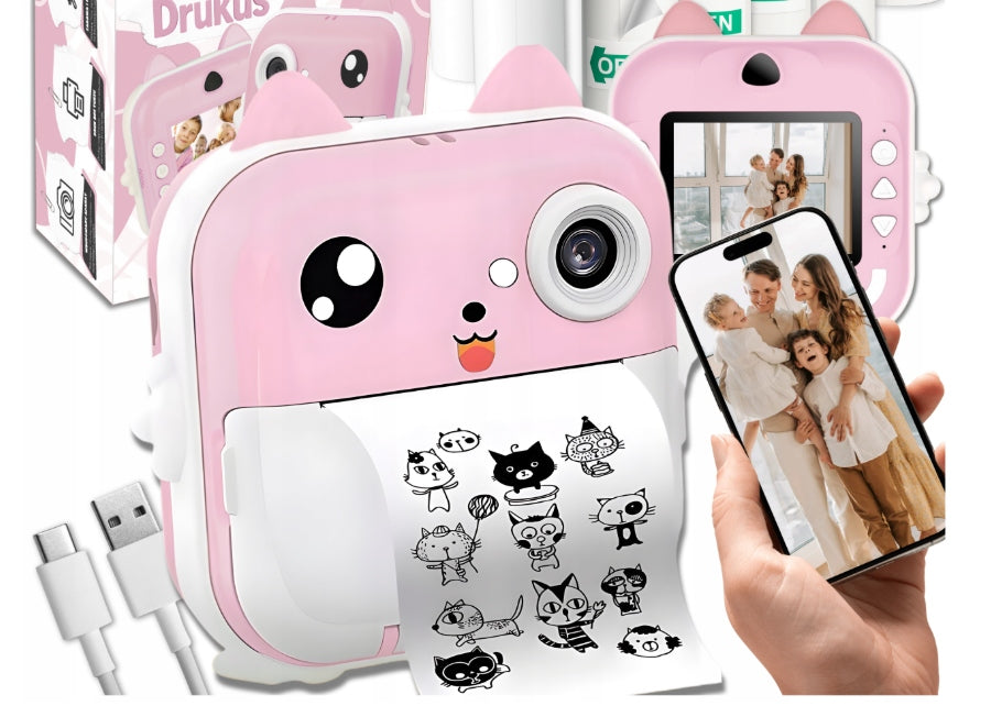 PRINT PRO CAMERA MINI THERMAL PRINTER instant camera DISPLAY