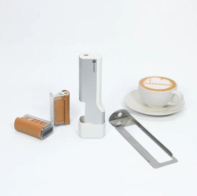PRINTPEN manual printer for coffee drinks with EVEBOT edible ink Manufacturer code 62754/Printpen