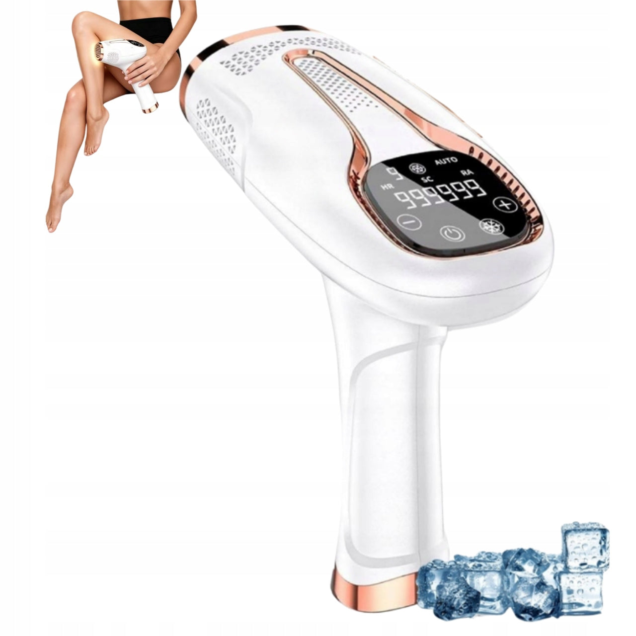 PRO LASER EPILATOR FOR BODY HAIR LEGS BIKINI IPL ICE GIFT CHRISTMAS