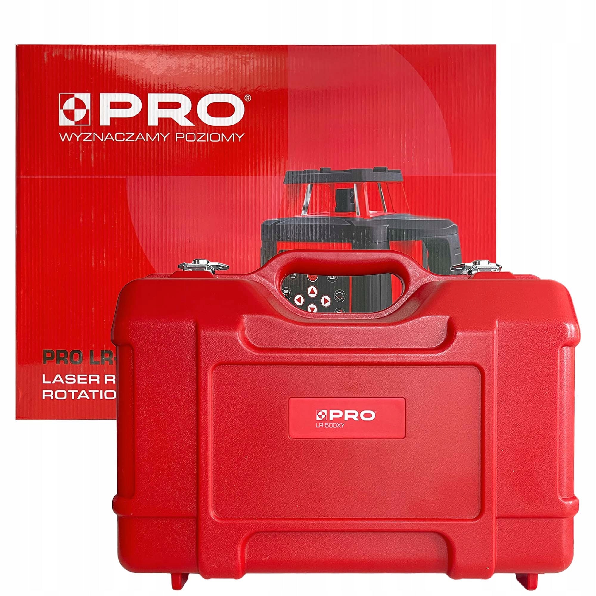 PRO LR-500XY ROTARY LASER LEVELER WITH DWL-R2 SENSOR Maximum working range 30 m