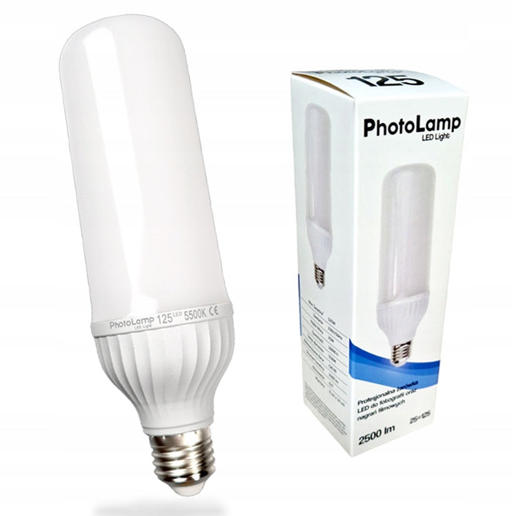 PRO STUDIO BULB LED LAMP CONSTANT LIGHT 125W = 300W POWER E27 5500K