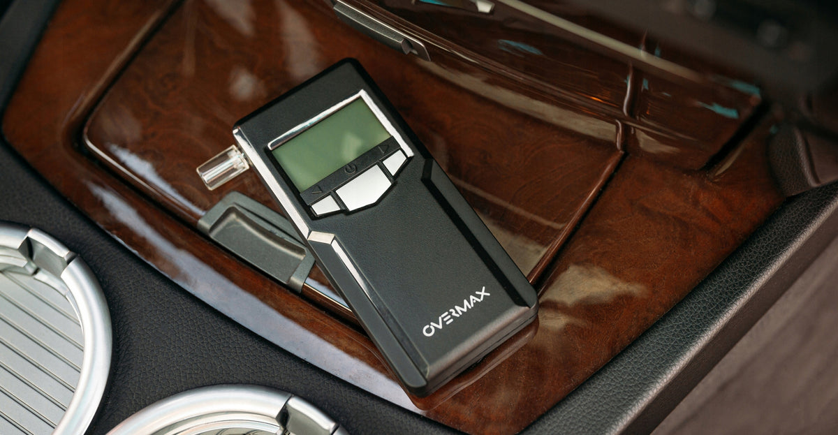 PROFESSIONAL BREATHALYZER WITH ELECTROCHEMICAL SENSOR + CALIBRATION FREEBIE Brand Overmax