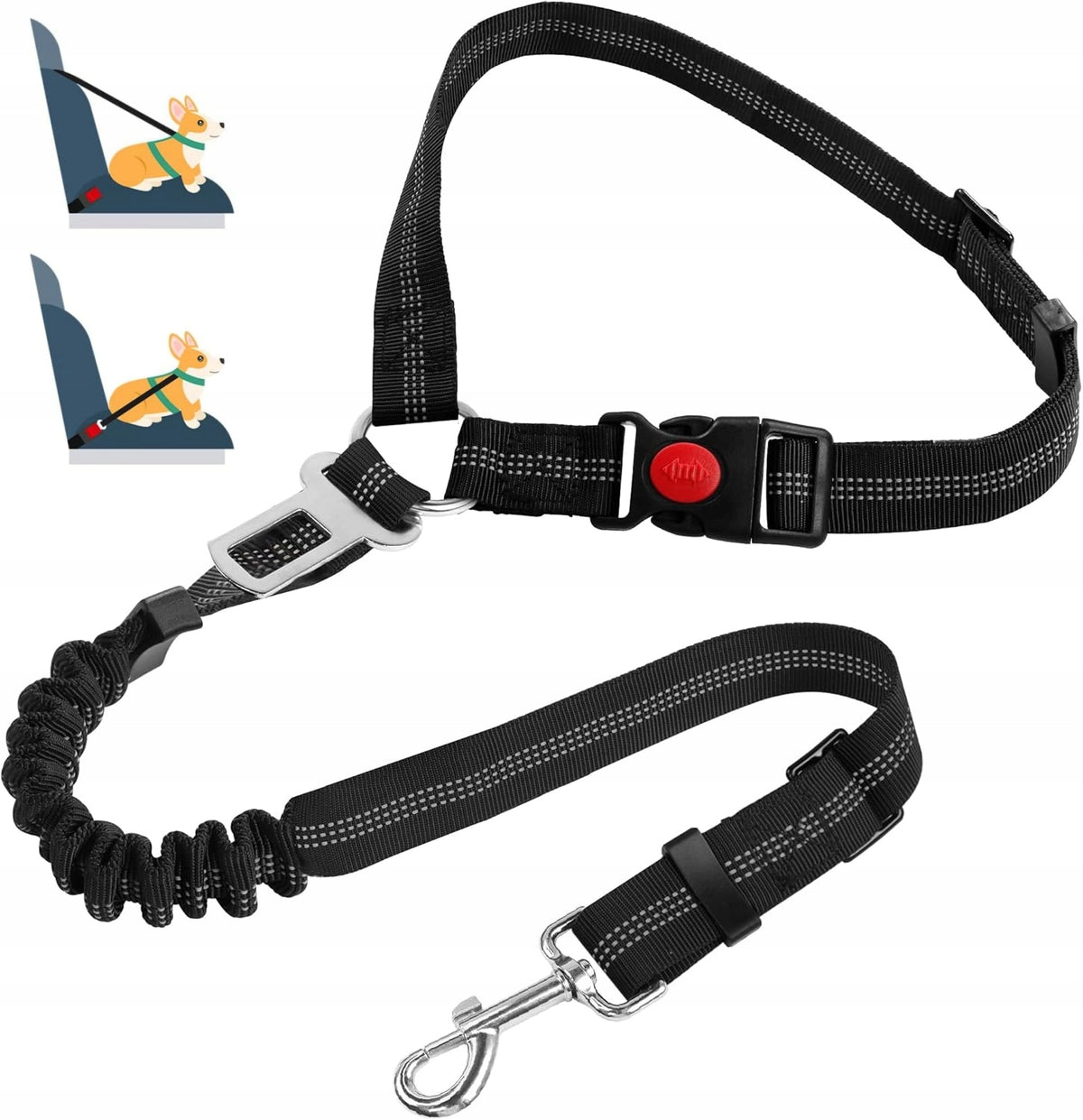 PROFESSIONAL CAT DOG SAFETY BELT FOR CAR