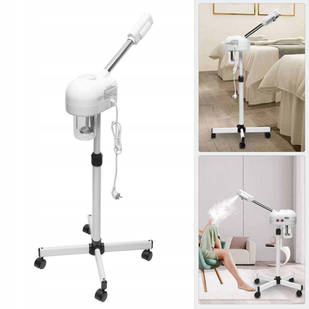 PROFESSIONAL DEEP HYDRATION FACIAL STEAMER- LARGE CAPACITY, SPRAY INTENSIVE Manufacturer code Facial Steamer