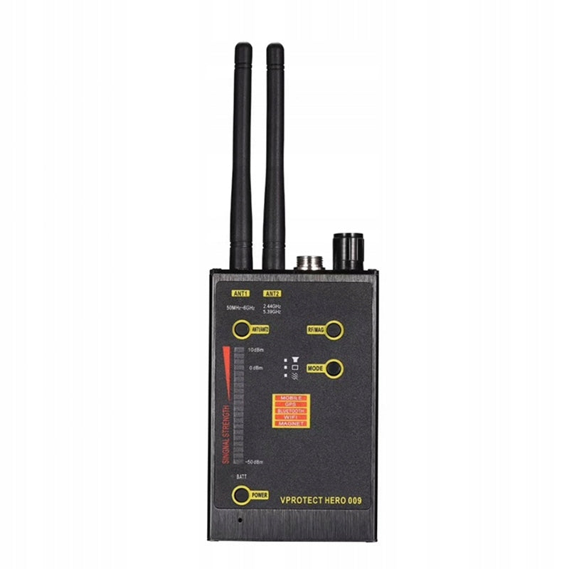 PROFESSIONAL DETECTOR LOCATOR GPS GSM EAVESDROPPING WIFI CAMERA HERO 009