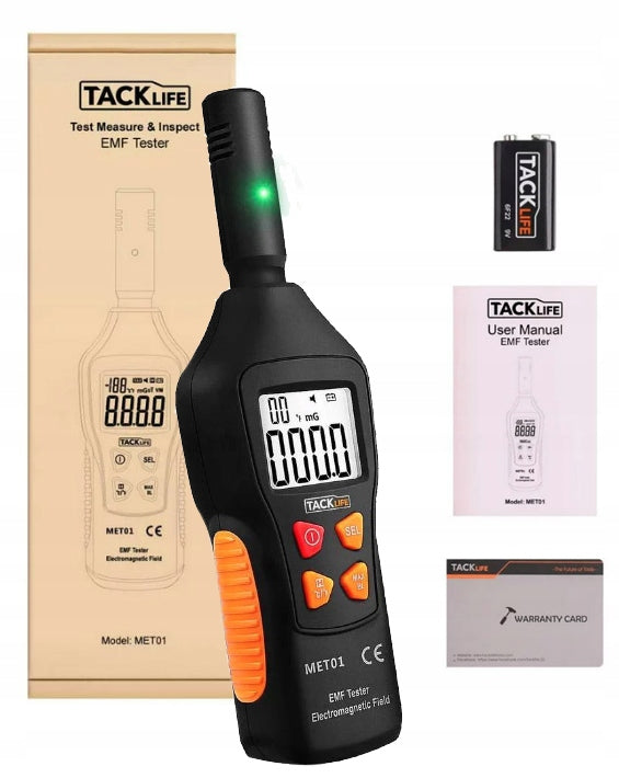 PROFESSIONAL Electromagnetic Field Meter Temperature Field Detector